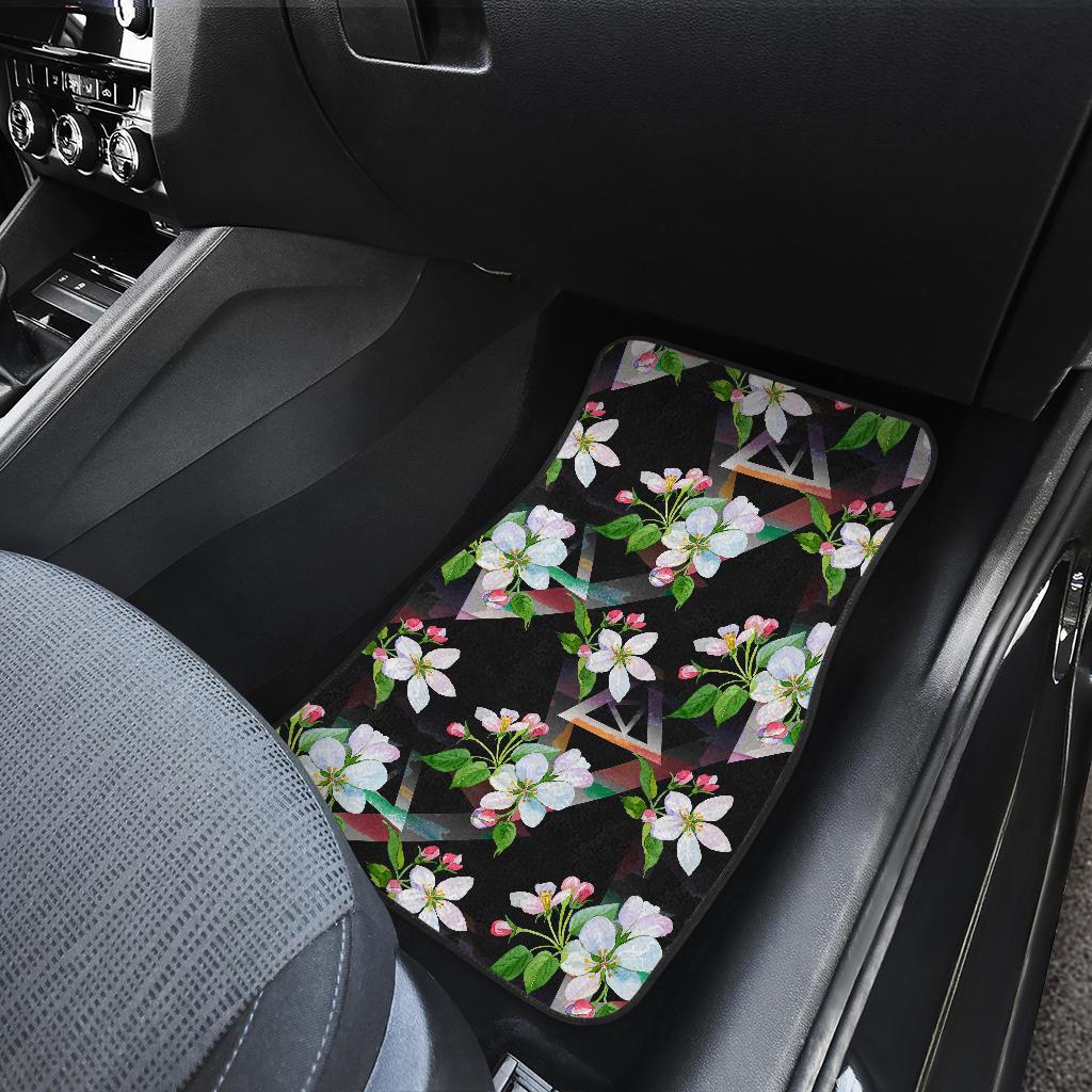 Apple Blossom Pattern Print Design AB07 Car Floor Mats-JorJune