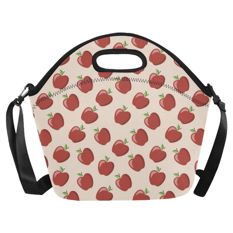 Apple Pattern Print Design AP01 Neoprene Lunch Bag-JorJune