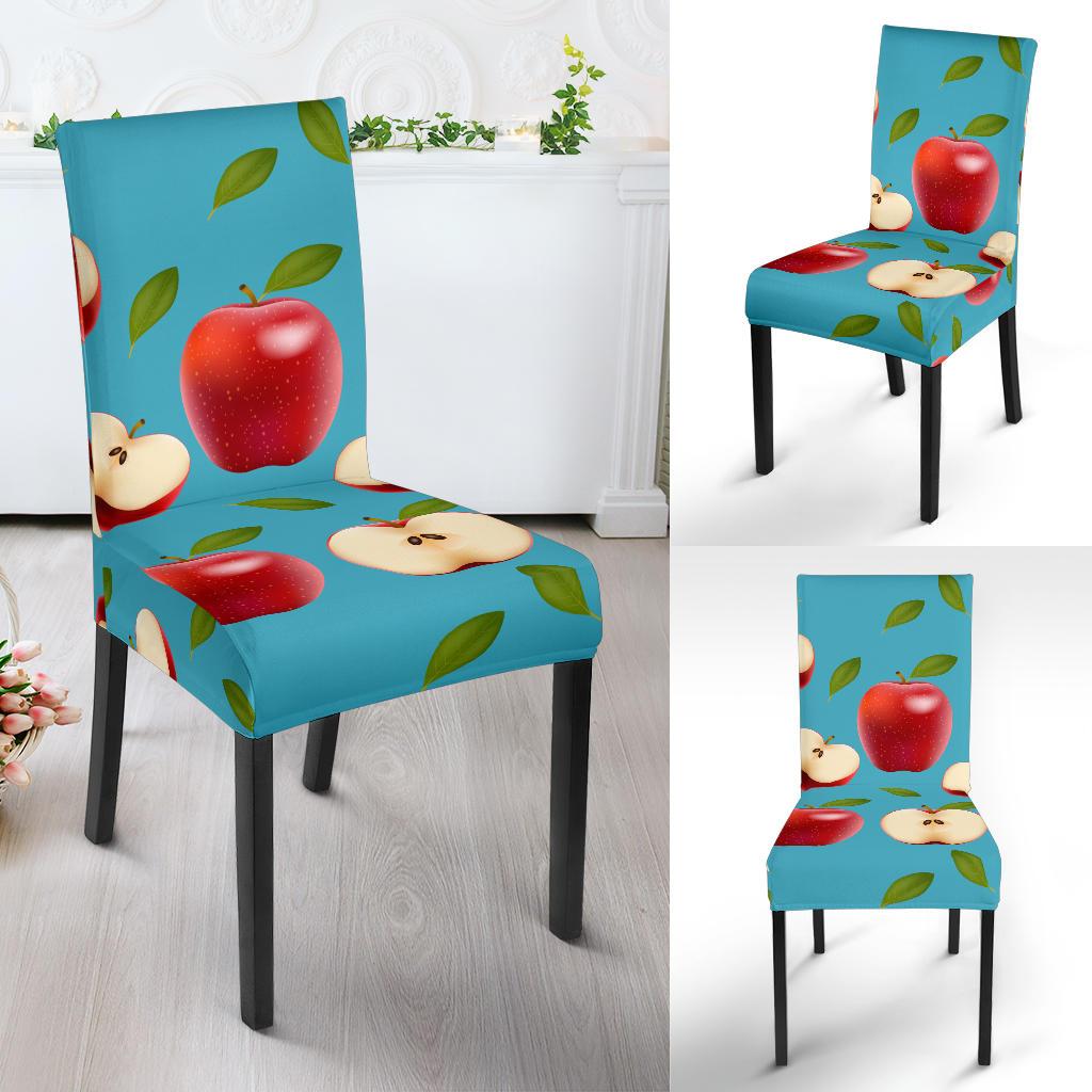 Apple Pattern Print Design AP012 Dining Chair Slipcover-JORJUNE.COM