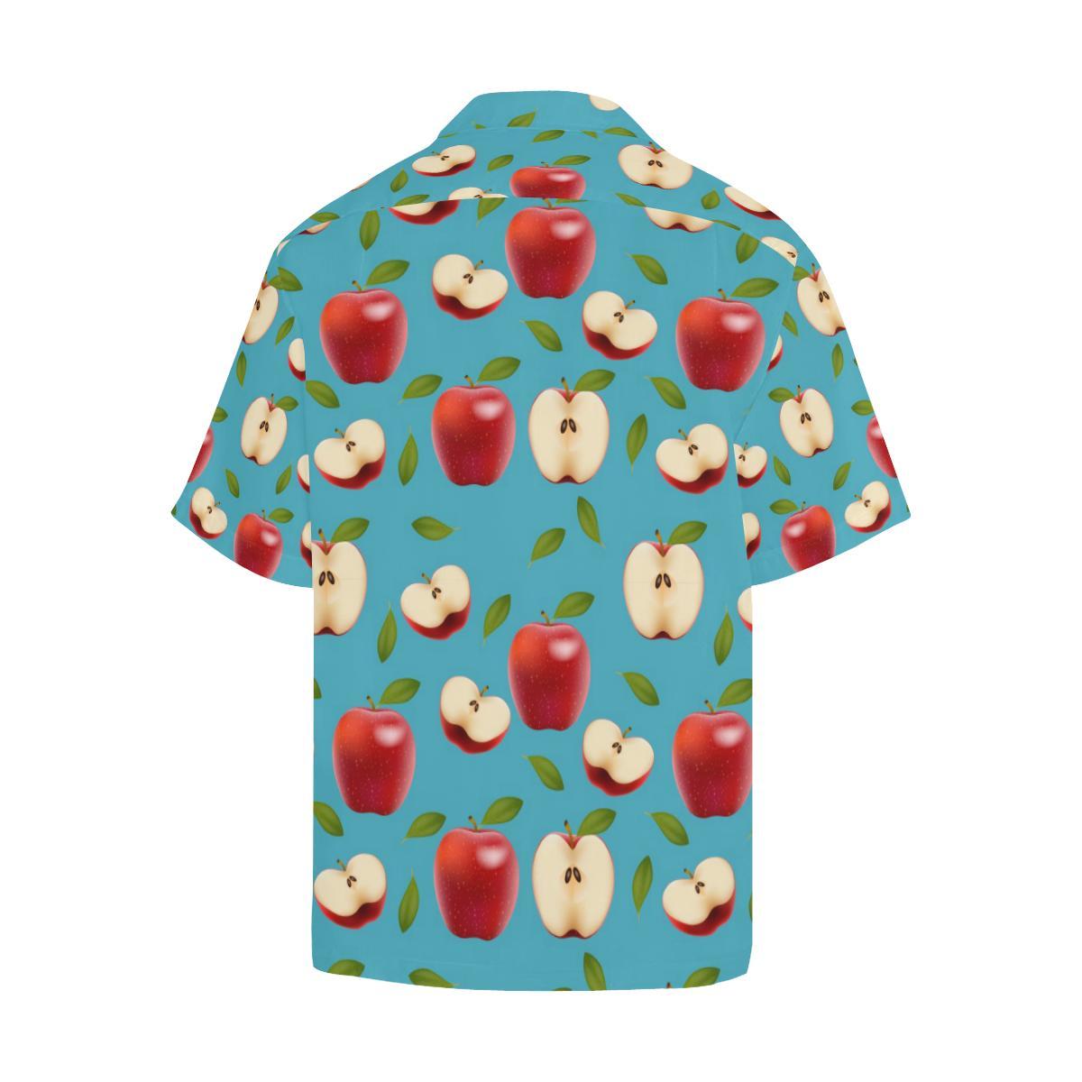 Apple Pattern Print Design AP012 Men Hawaiian Shirt-JorJune