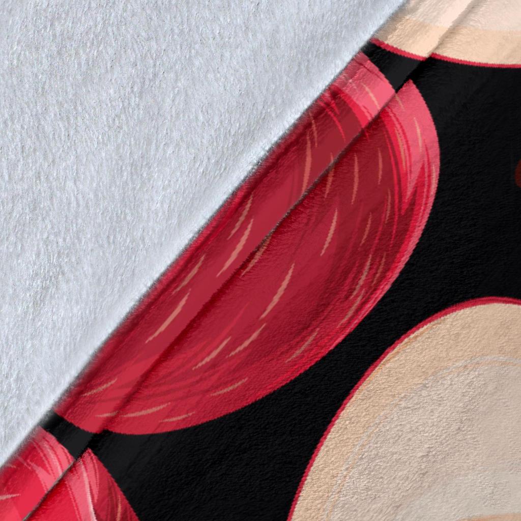 Apple Pattern Print Design AP02 Fleece Blankete