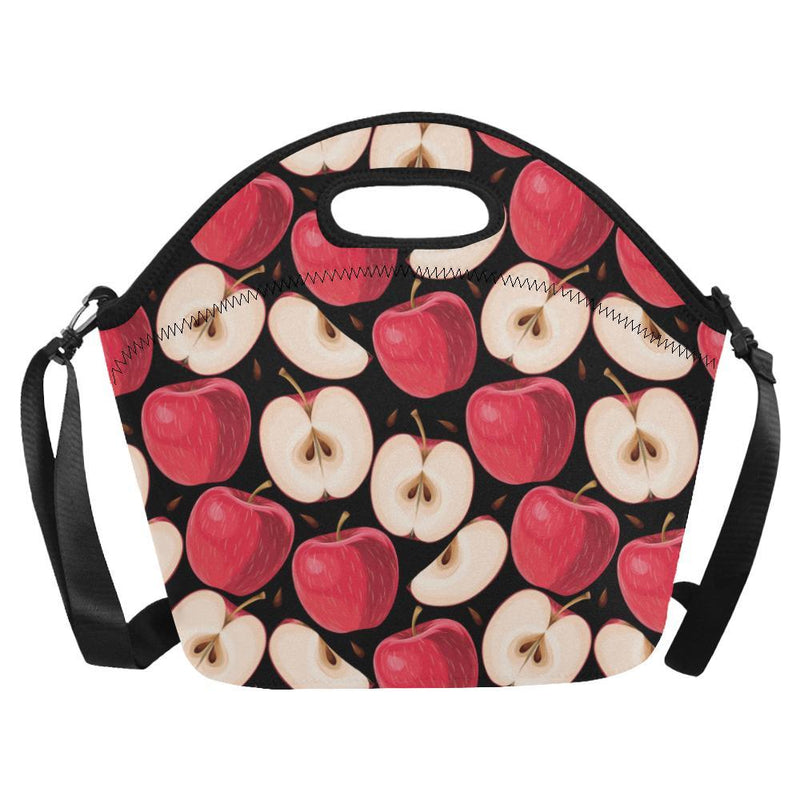 Apple Pattern Print Design AP02 Neoprene Lunch Bag-JorJune