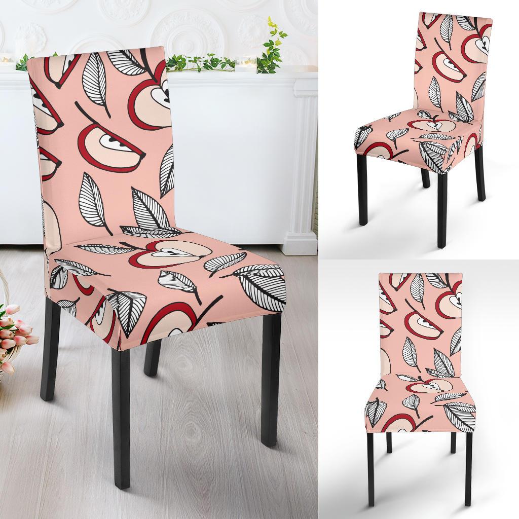 Apple Pattern Print Design AP04 Dining Chair Slipcover-JORJUNE.COM