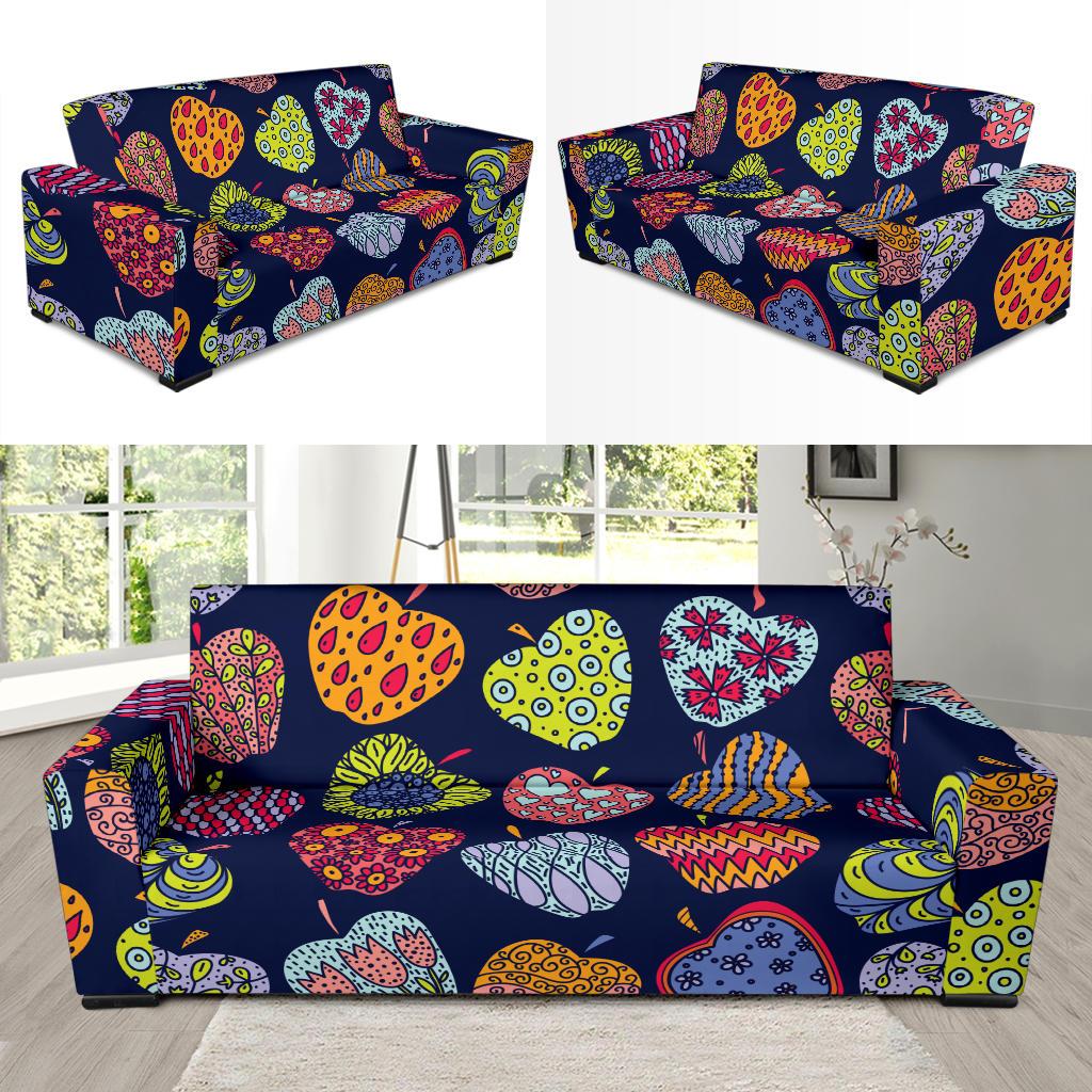 Apple Pattern Print Design AP05 Sofa Slipcover-JORJUNE.COM