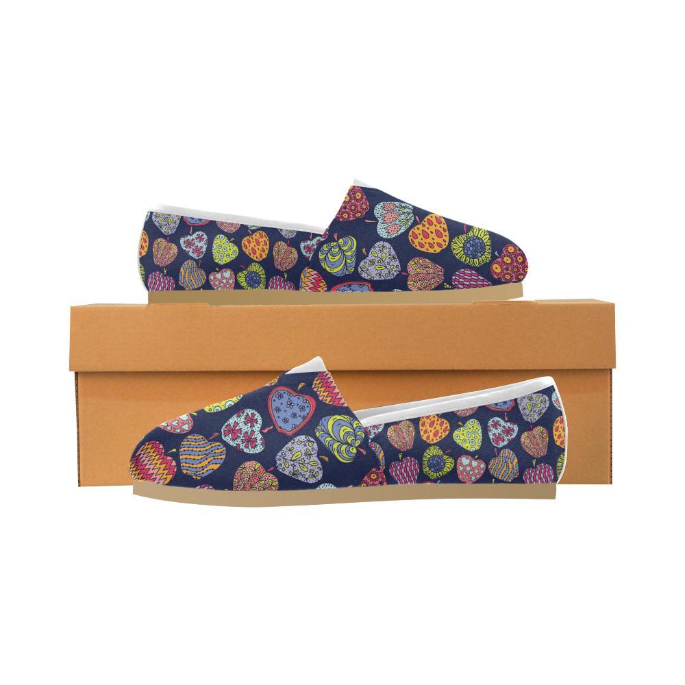 Apple Pattern Print Design AP05 Women Casual Shoes-JorJune.com