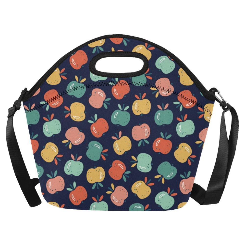 Apple Pattern Print Design AP09 Neoprene Lunch Bag-JorJune