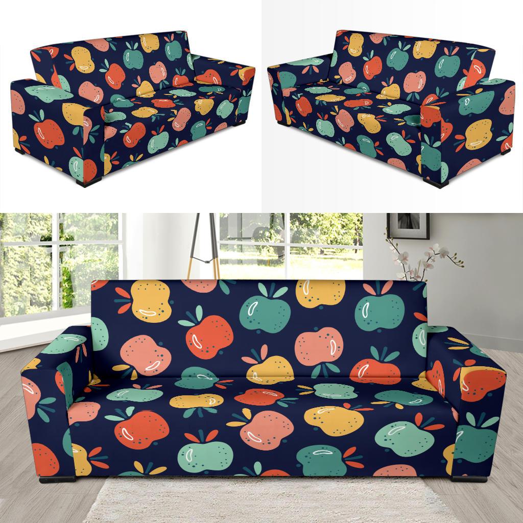 Apple Pattern Print Design AP09 Sofa Slipcover-JORJUNE.COM
