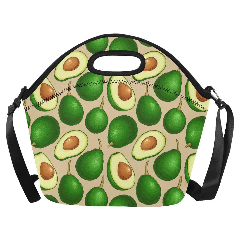 Avocado Pattern Print Design AC010 Neoprene Lunch Bag-JorJune