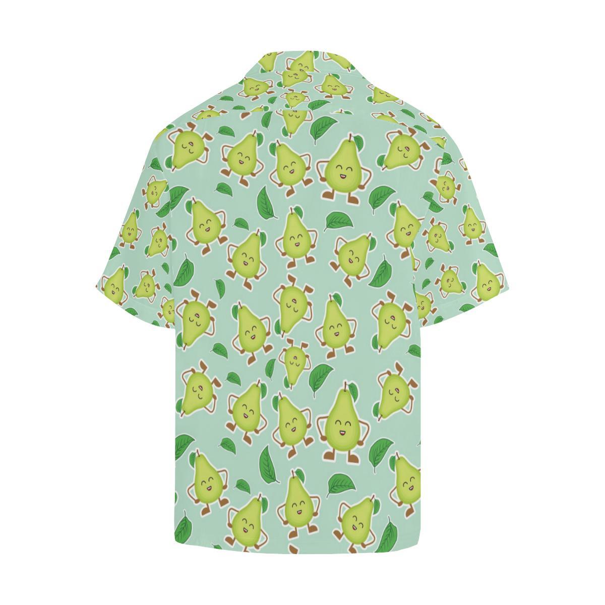 Avocado Pattern Print Design AC011 Men Hawaiian Shirt-JorJune