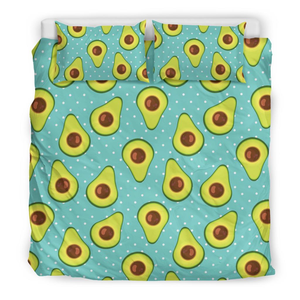 Avocado Pattern Print Design AC012 Duvet Cover Bedding Set-JORJUNE.COM