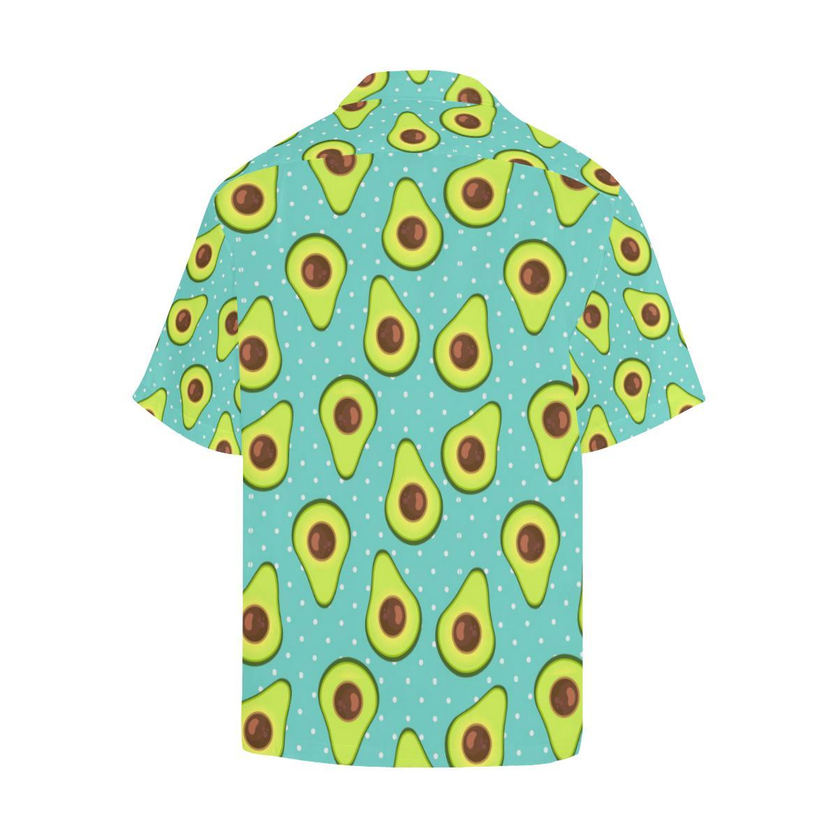 Avocado Pattern Print Design AC012 Men Hawaiian Shirt-JorJune