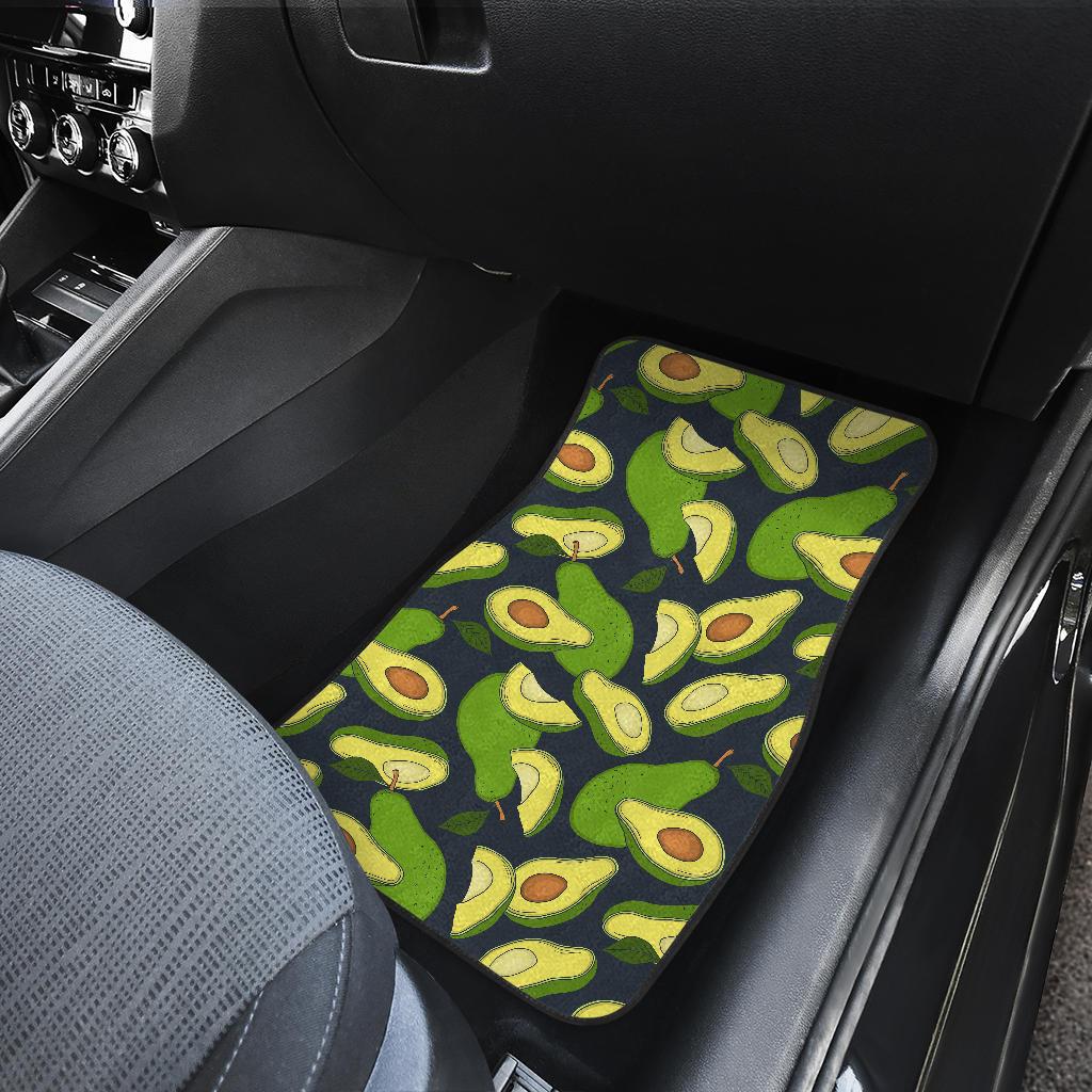 Avocado Pattern Print Design AC013 Car Floor Mats-JorJune