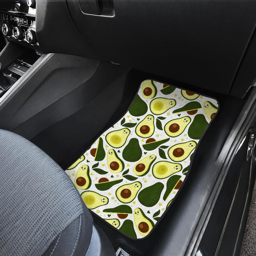 Avocado Pattern Print Design AC06 Car Floor Mats-JorJune