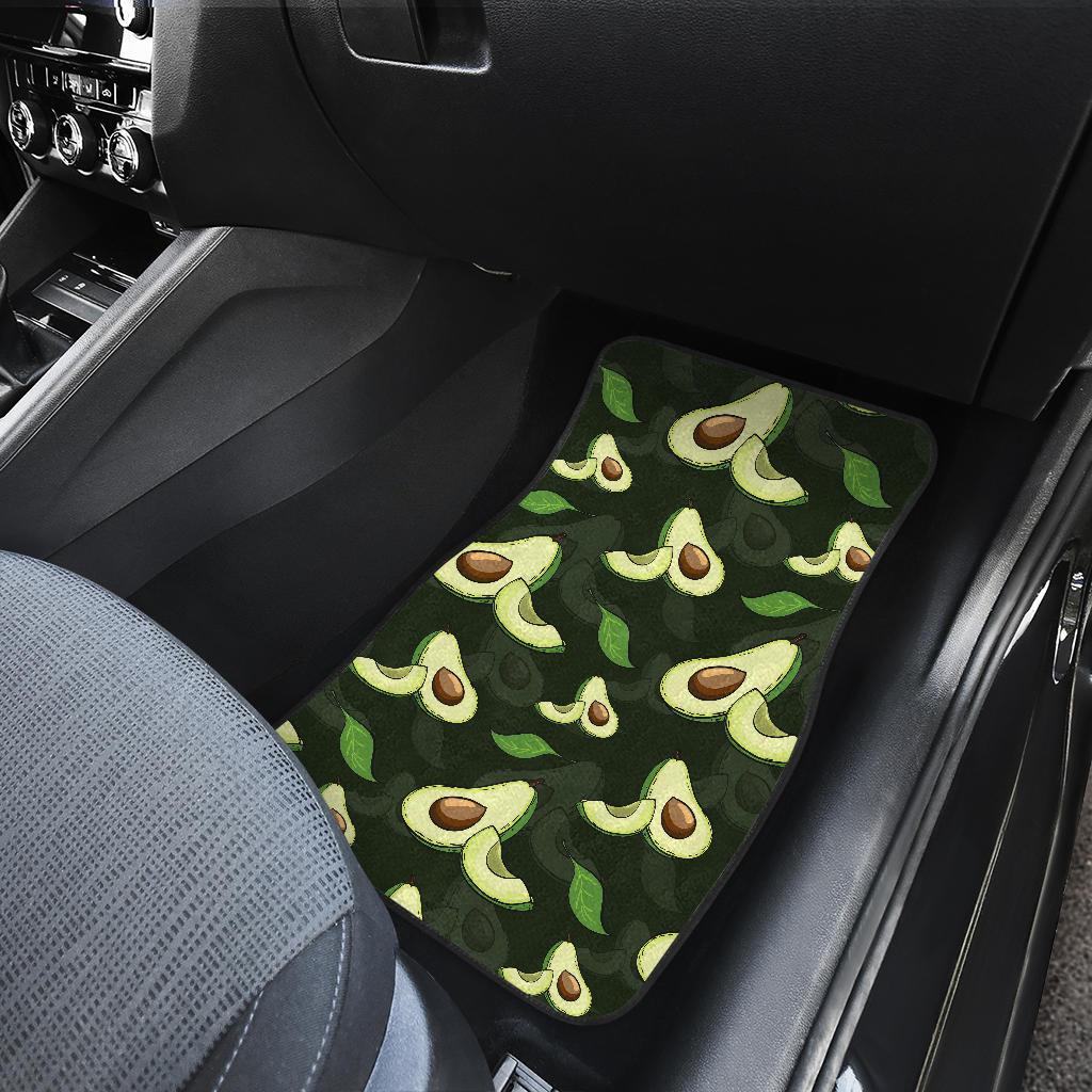 Avocado Pattern Print Design AC07 Car Floor Mats-JorJune