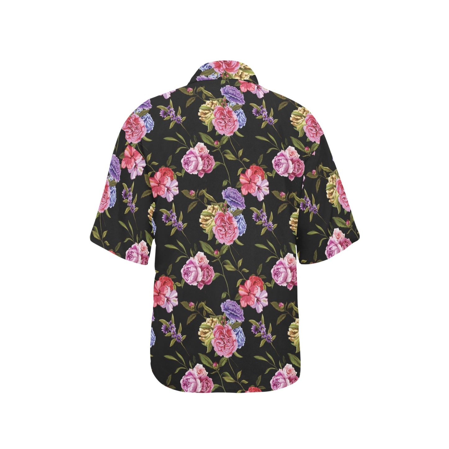 Carnations Pattern Print Design CN05 Women's Hawaiian Shirt