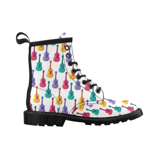 Acoustic Guitar Print Design LKS406 Women's Boots