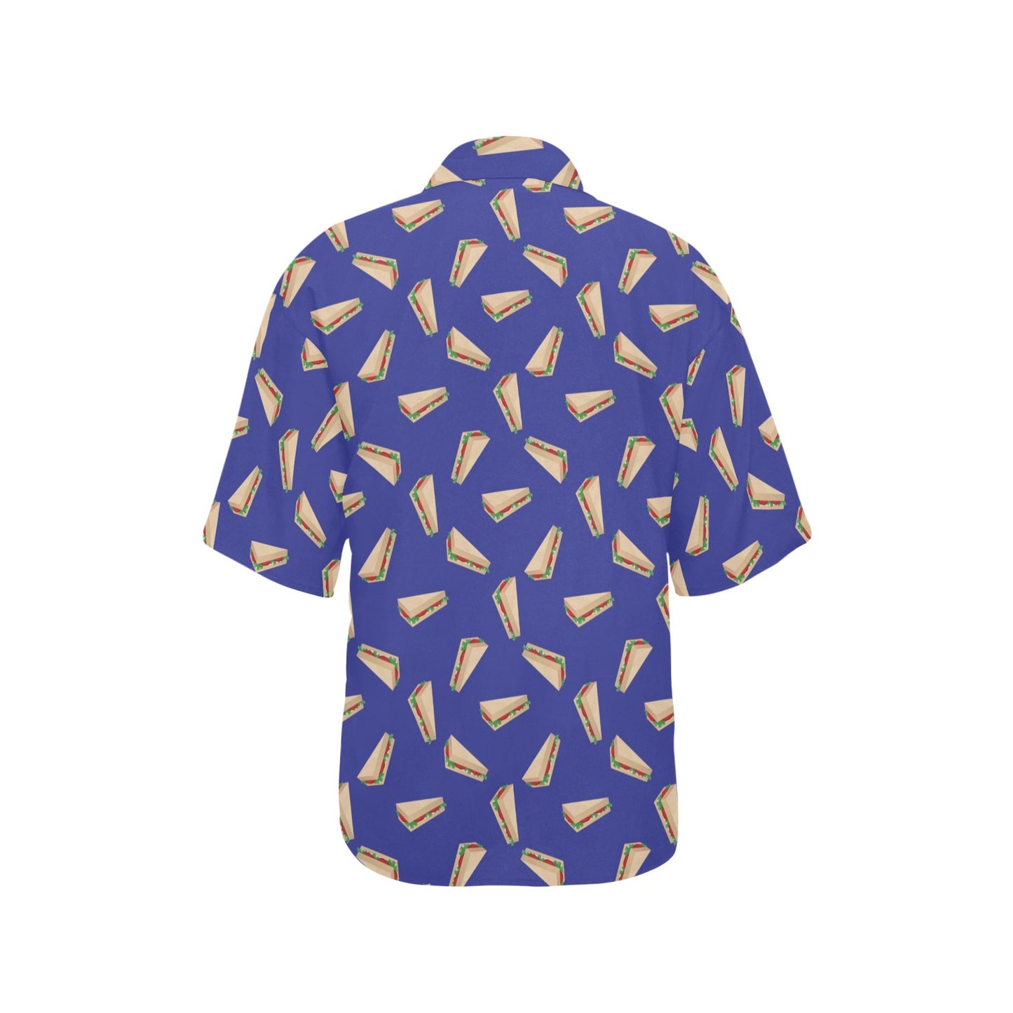 Sandwich Print Design LKS303 Women's Hawaiian Shirt