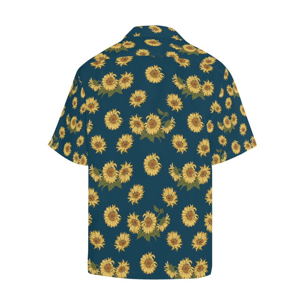 Sunflower Print Design LKS305 Men's Hawaiian Shirt