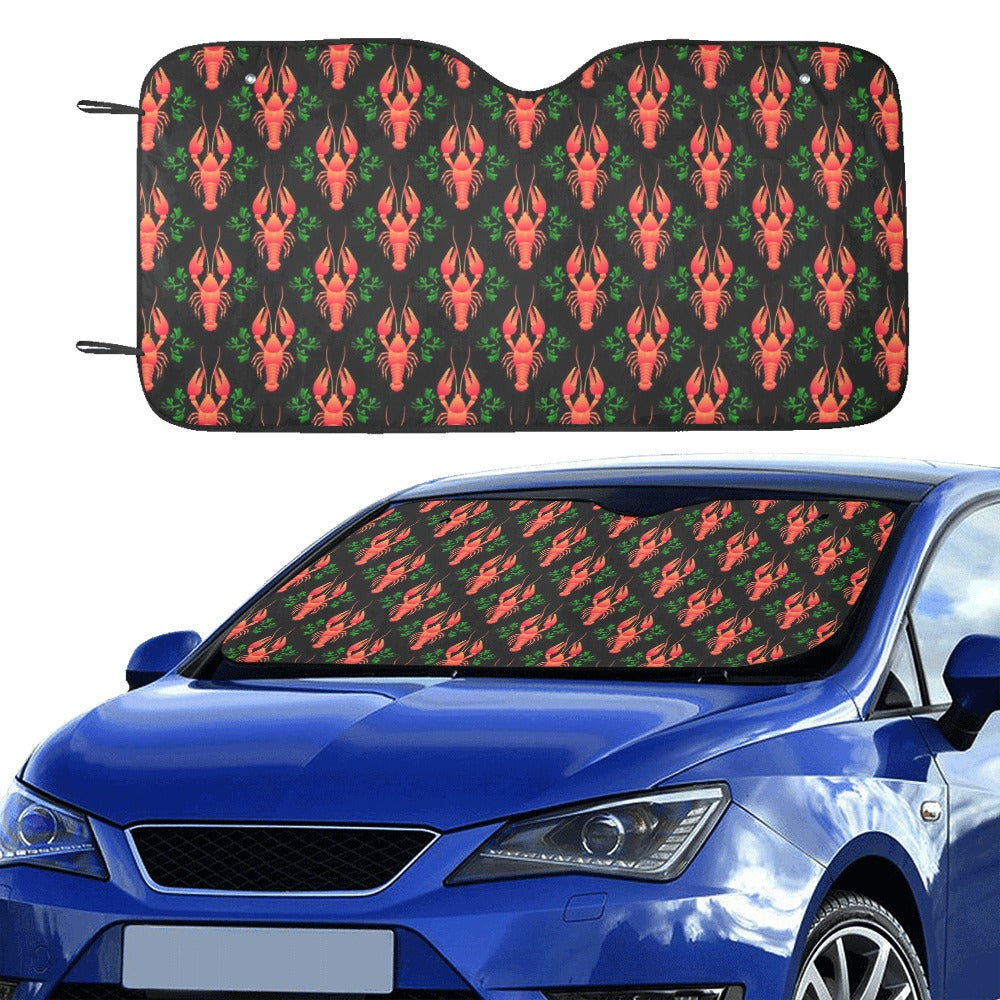 Lobster Print Design LKS403 Car front Windshield Sun Shade