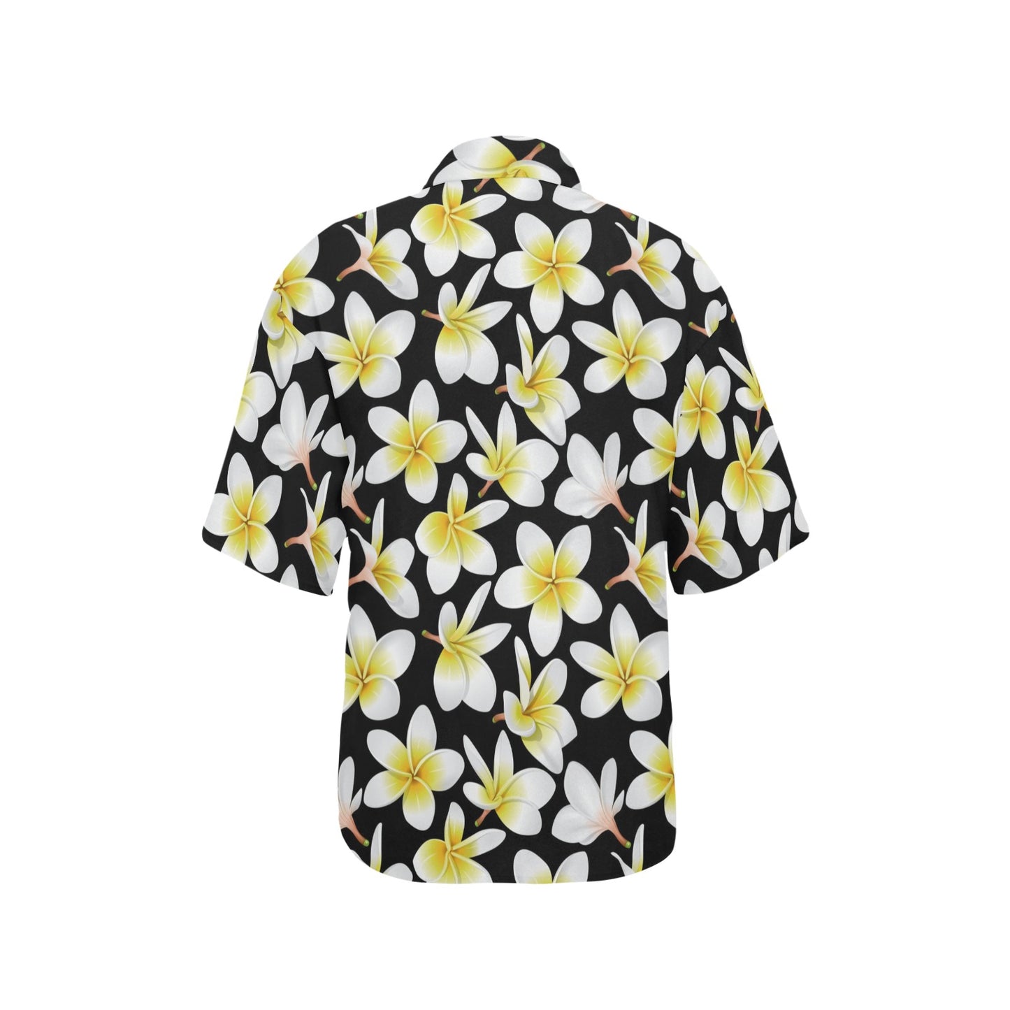 Yellow Plumeria Hawaiian Flowers Women's Hawaiian Shirt