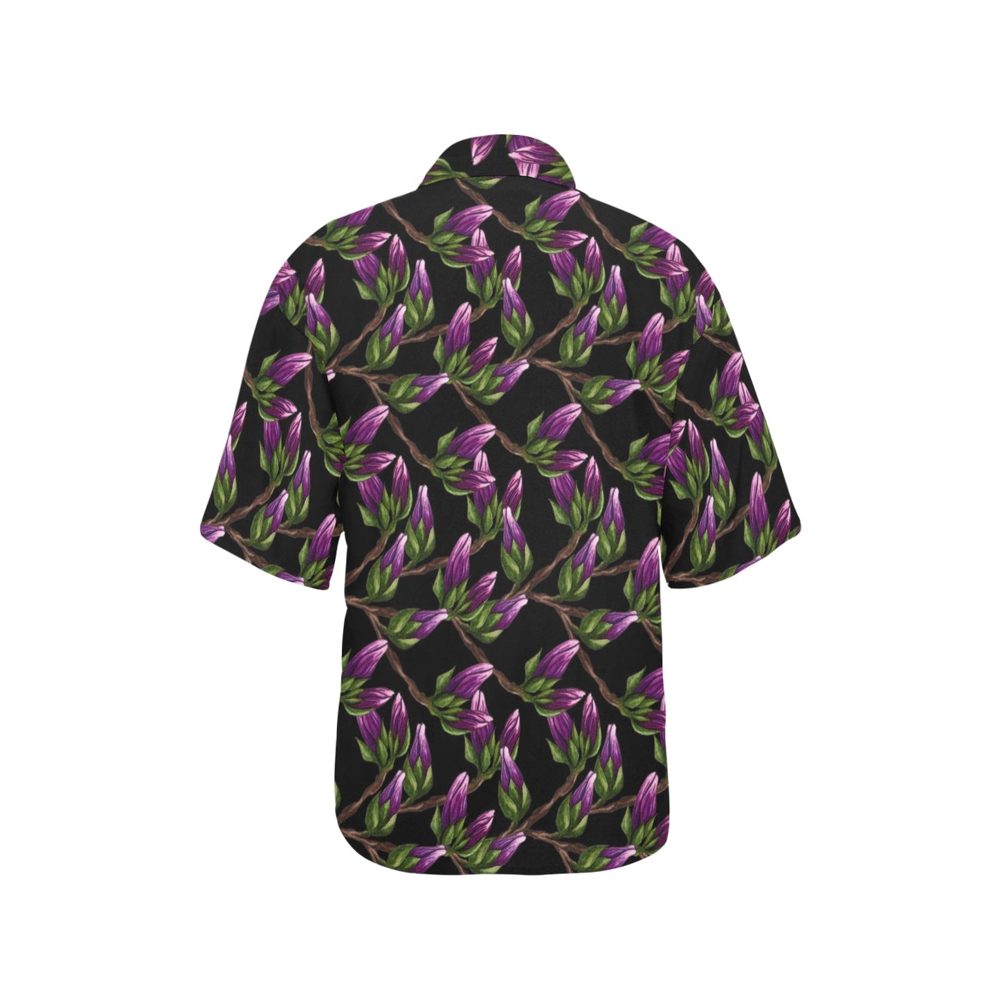 Magnolia Pattern Print Design MAG010 Women's Hawaiian Shirt