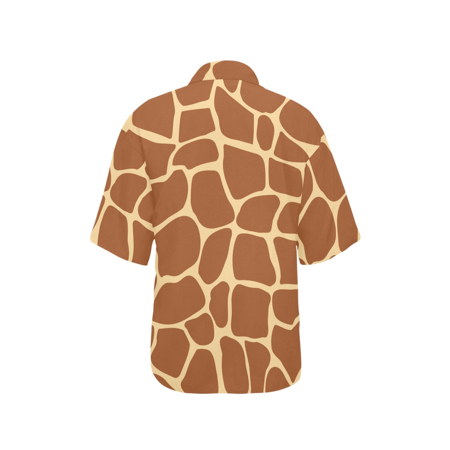 Giraffe Texture Print Women's Hawaiian Shirt