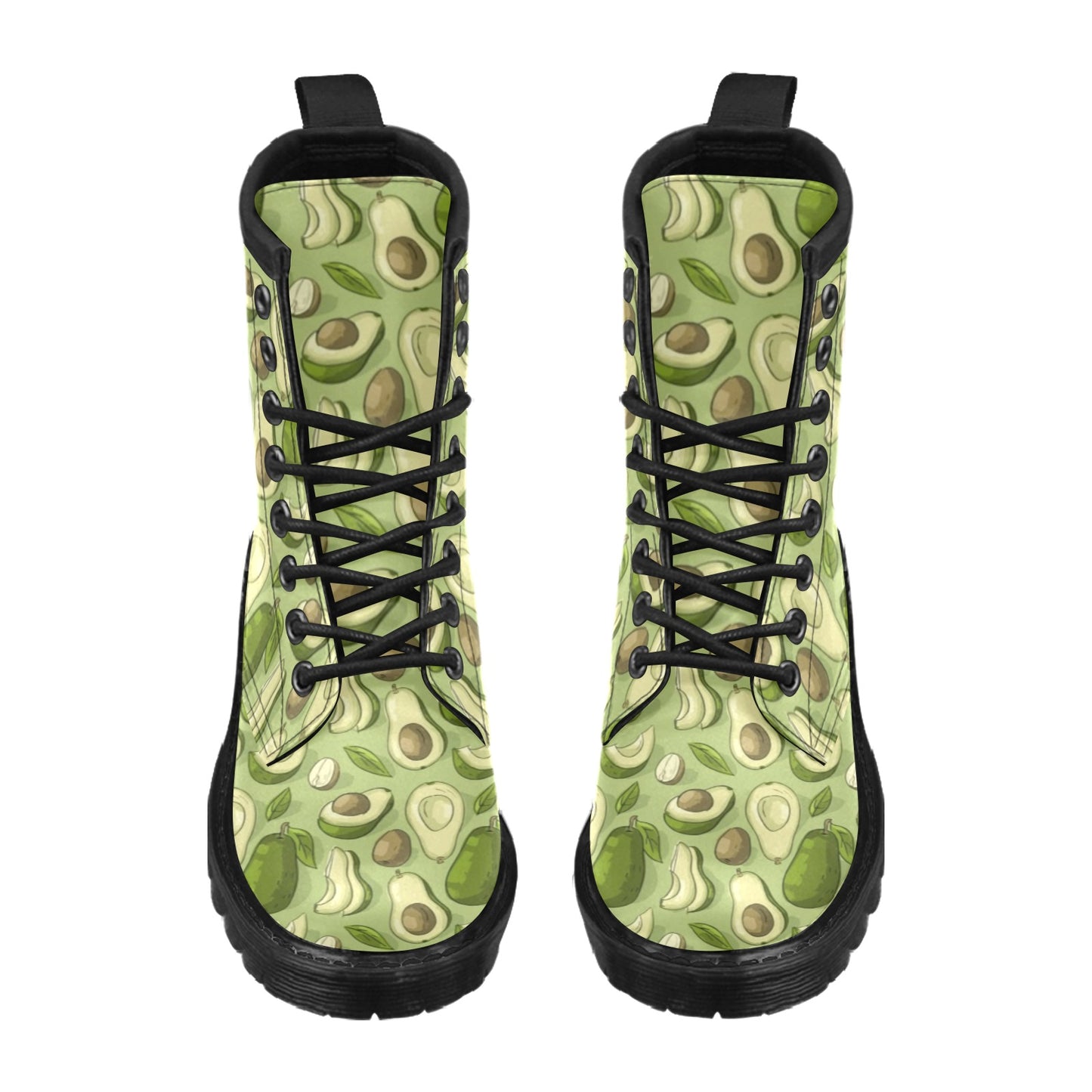 Avocado Pattern Print Design AC03 Women's Boots