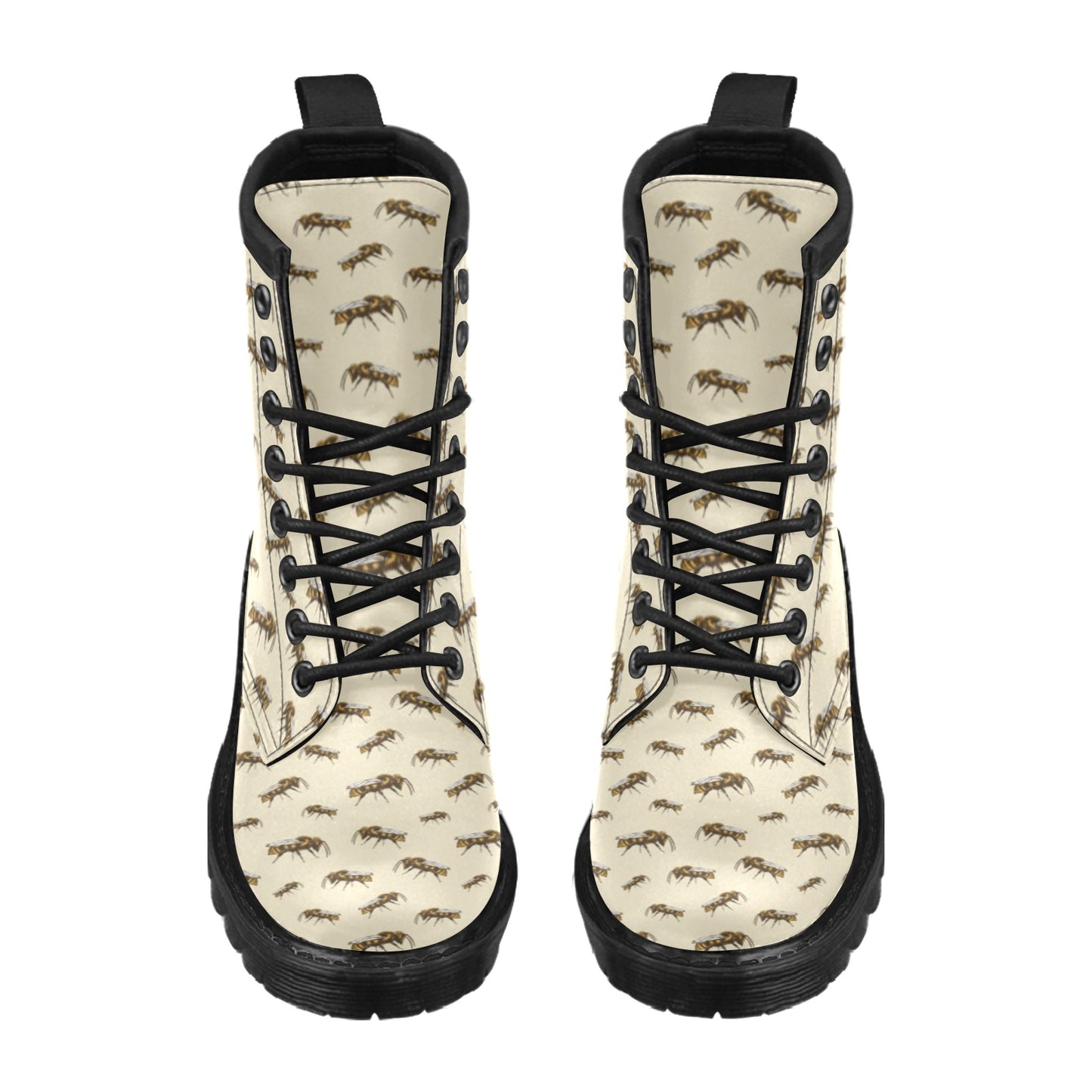 Bee Print Design LKS306 Women's Boots