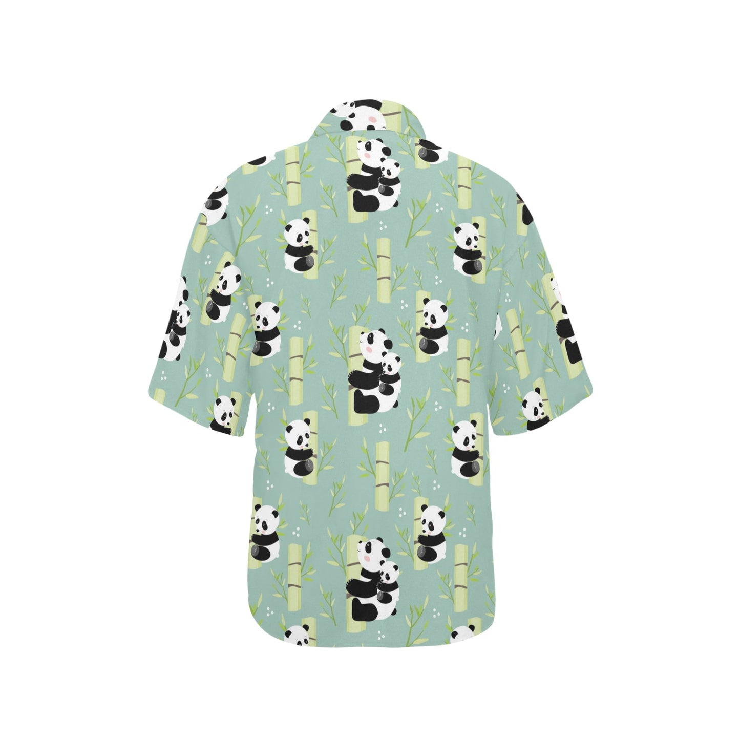 Panda Pattern Print Design A03 Women's Hawaiian Shirt