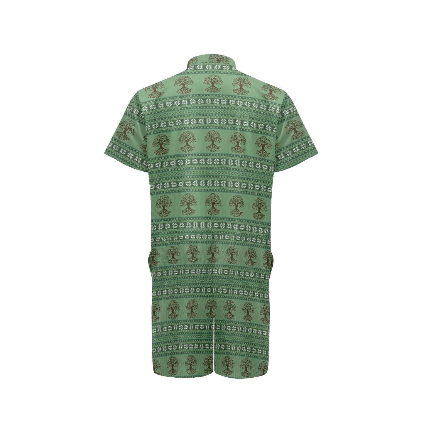 Celtic Pattern Print Design 09 Men's Romper