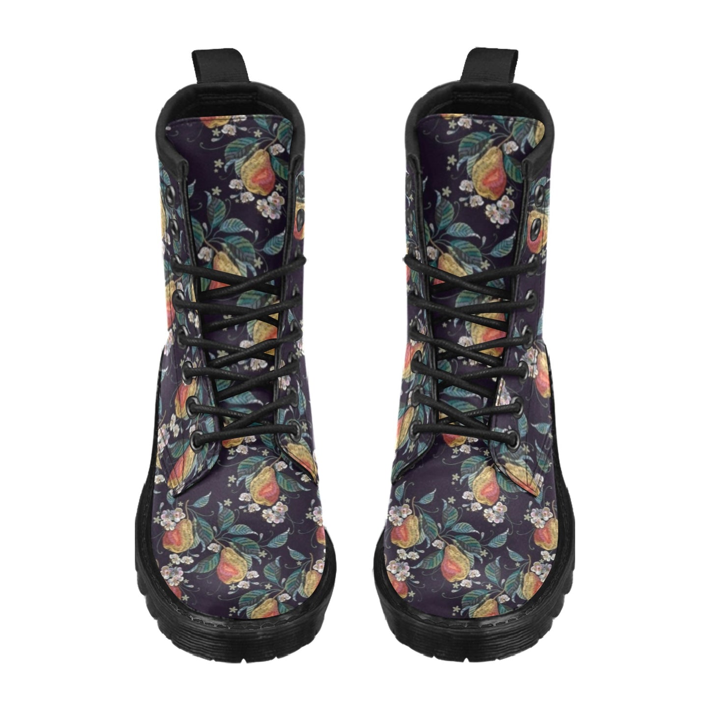 Pear Pattern Print Design PE02 Women's Boots