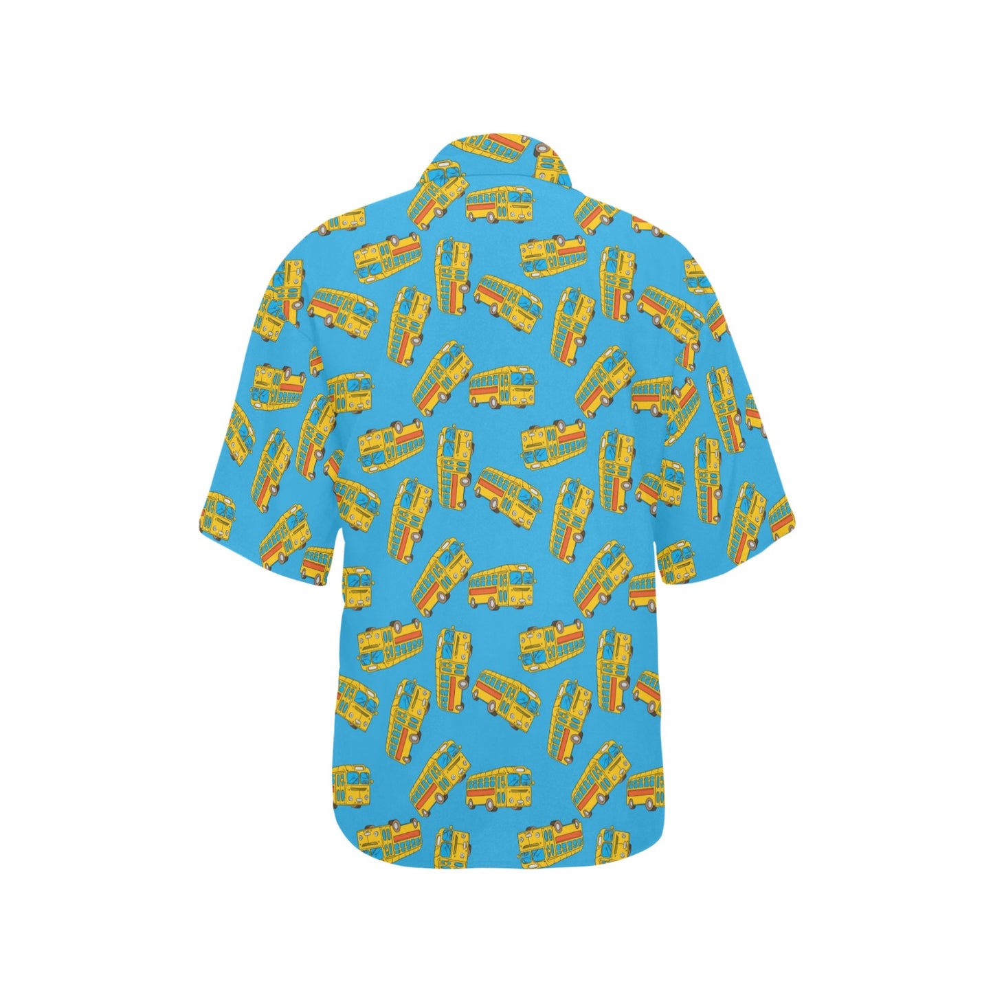 School Bus Print Design LKS302 Women's Hawaiian Shirt