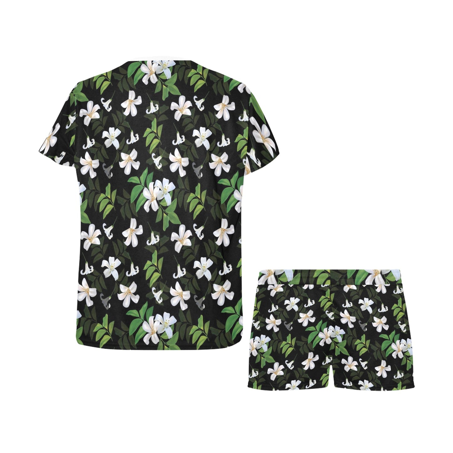 Sampaguita Print Design LKS301 Women's Short Pajama Set