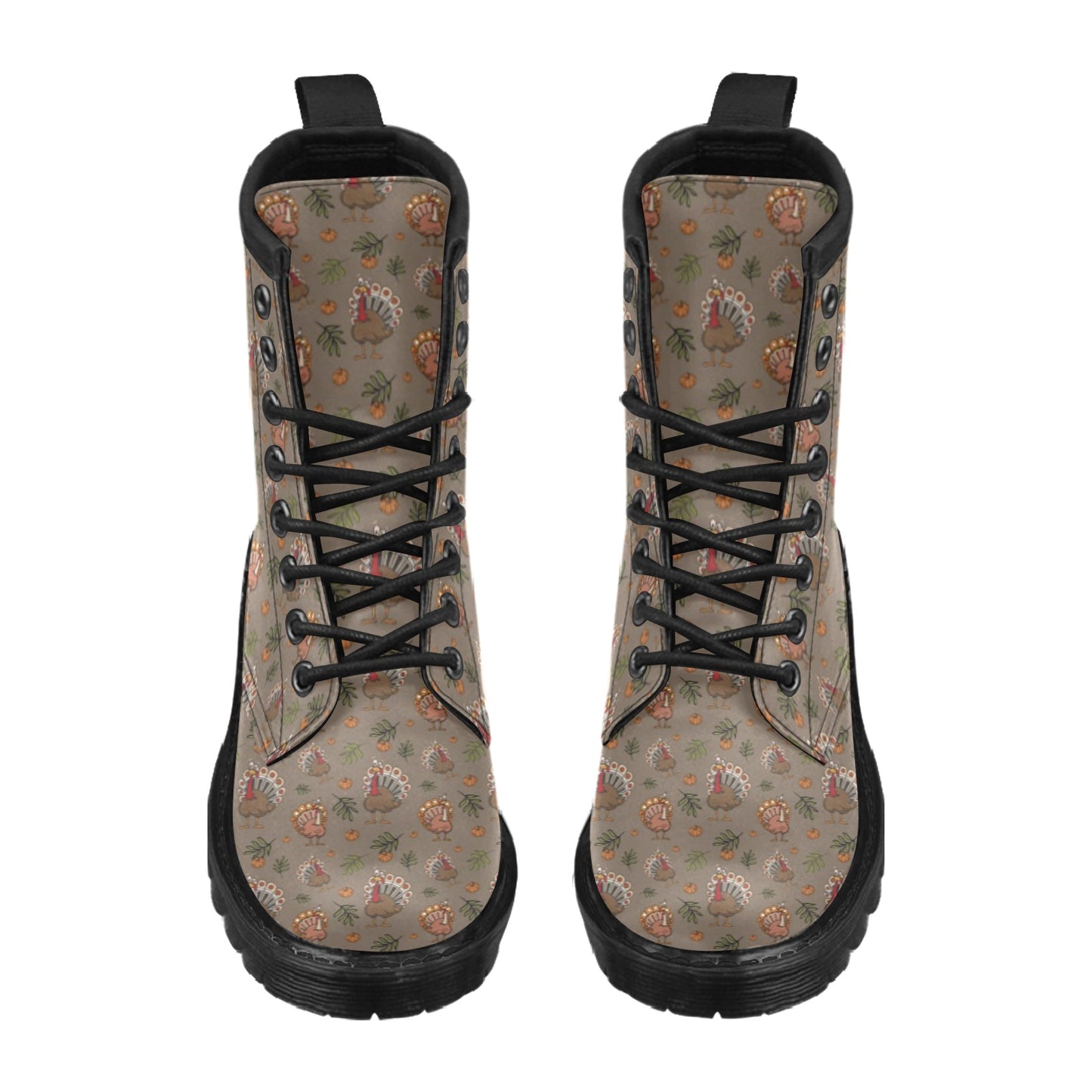 Thanksgiving Print Design LKS306 Women's Boots