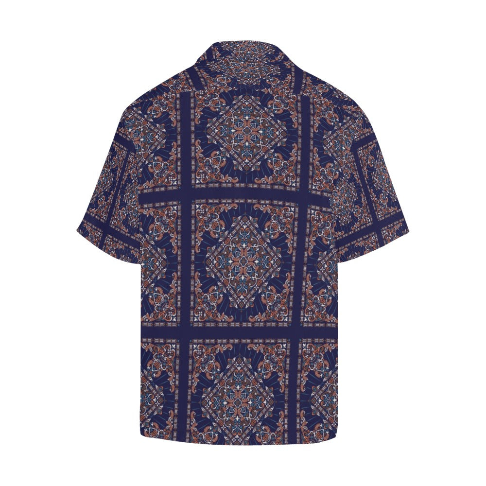 Bandana Print Design LKS3012 Men's Hawaiian Shirt