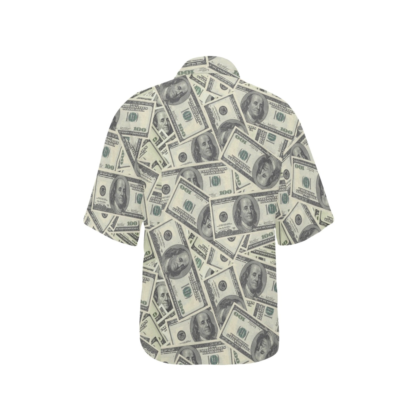 Dollar Pattern Print Design DO02 Women's Hawaiian Shirt