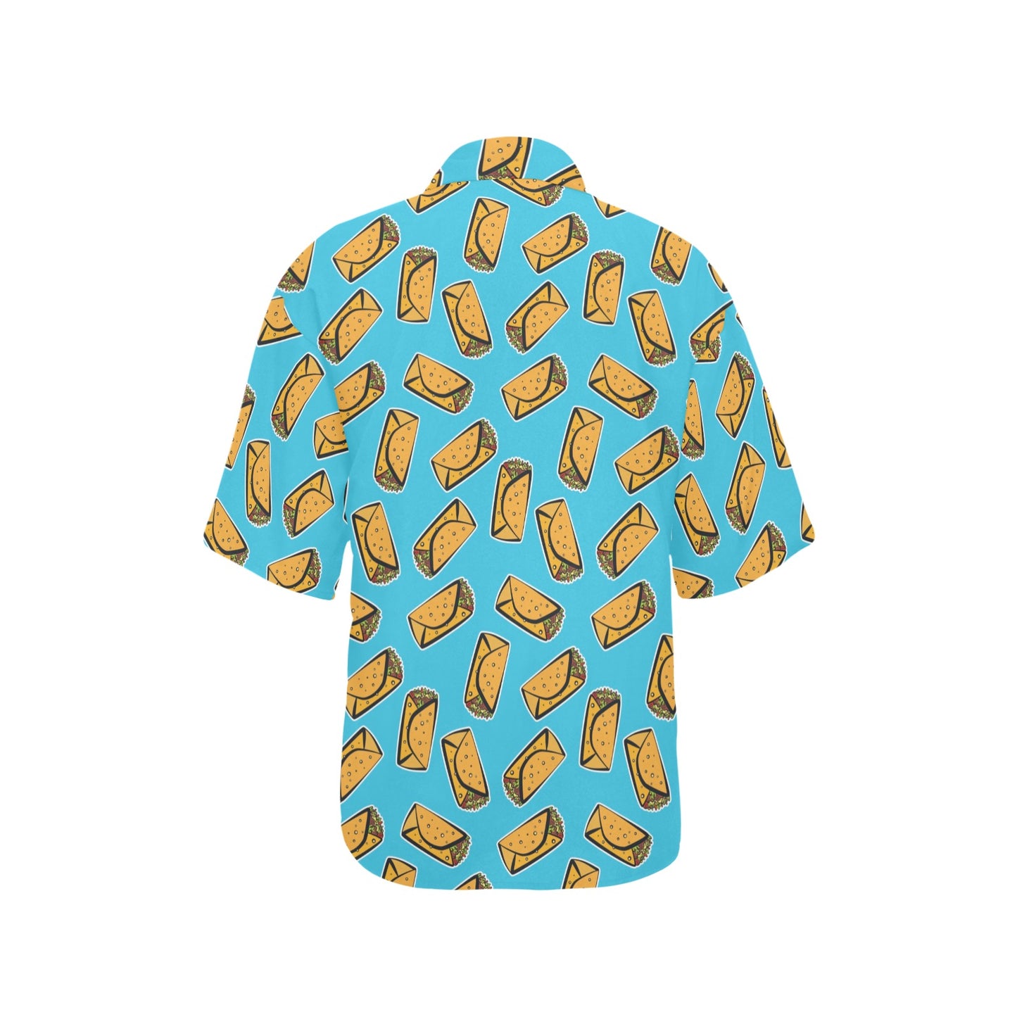 Burrito Print Design LKS301 Women's Hawaiian Shirt