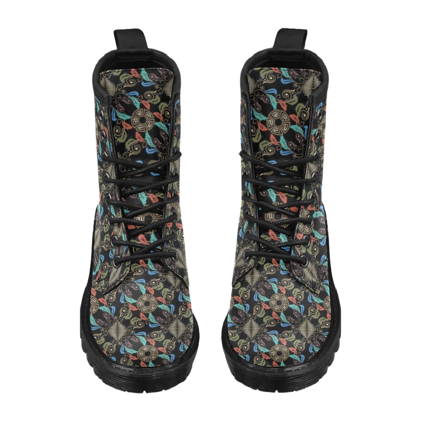 Ancient Greek Print Design LKS308 Women's Boots