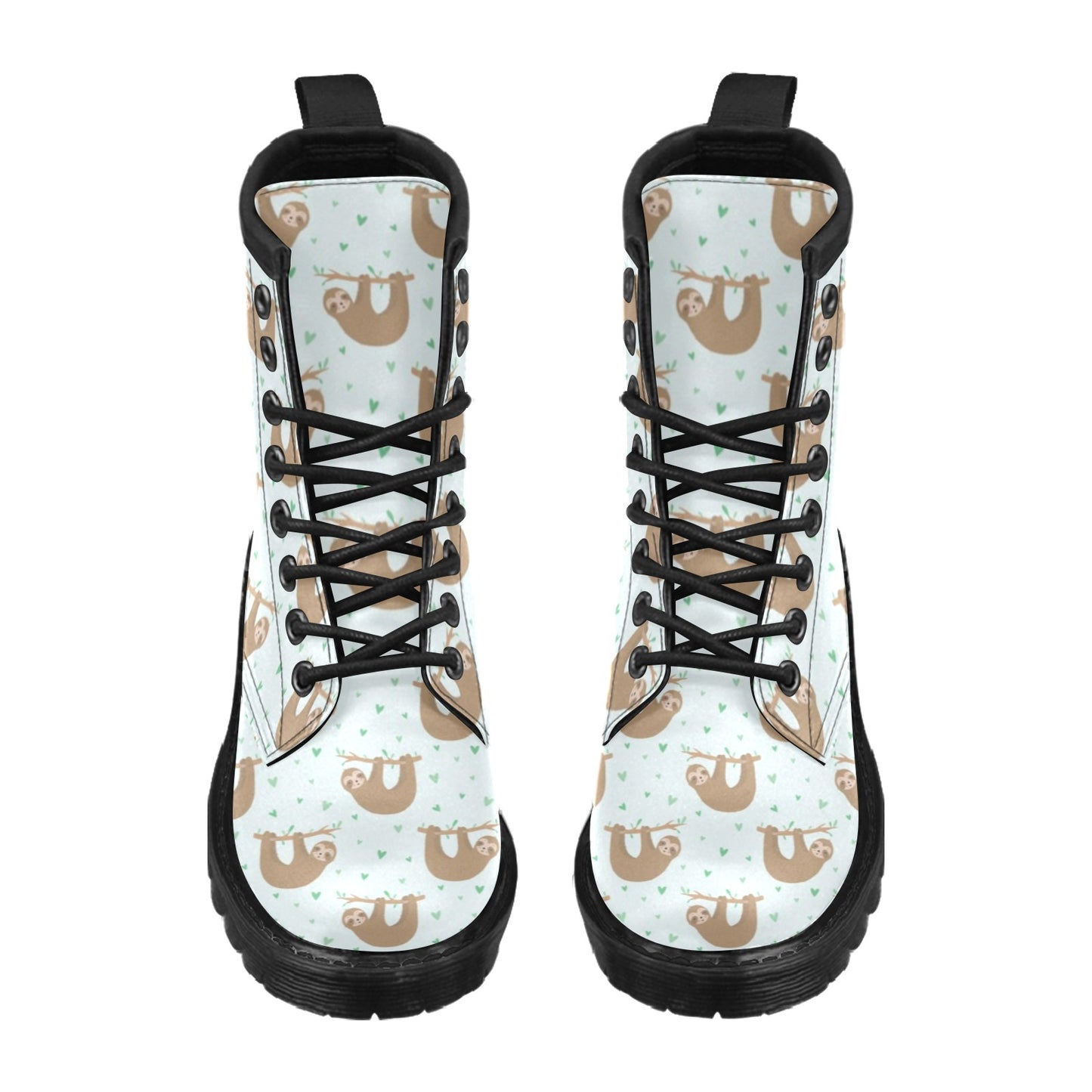 Sloth Print Design LKS308 Women's Boots