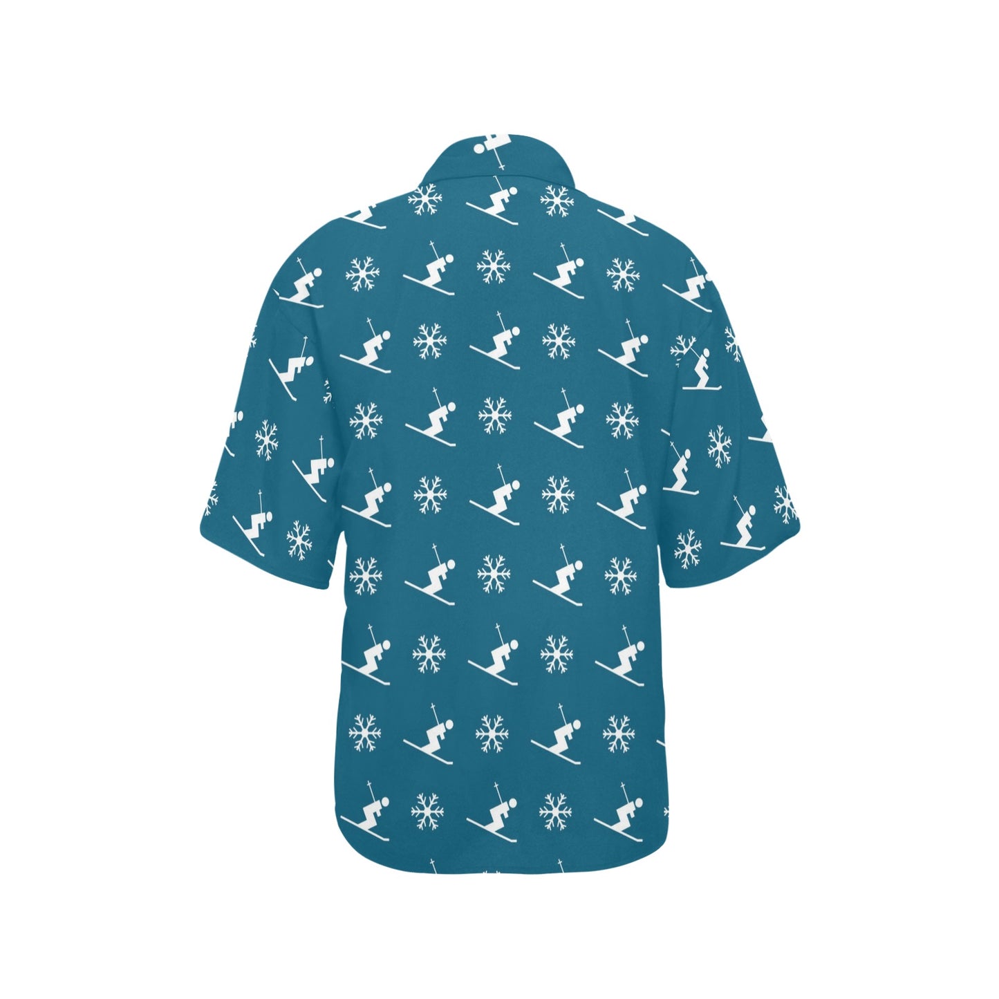 Ski Print Design LKS301 Women's Hawaiian Shirt
