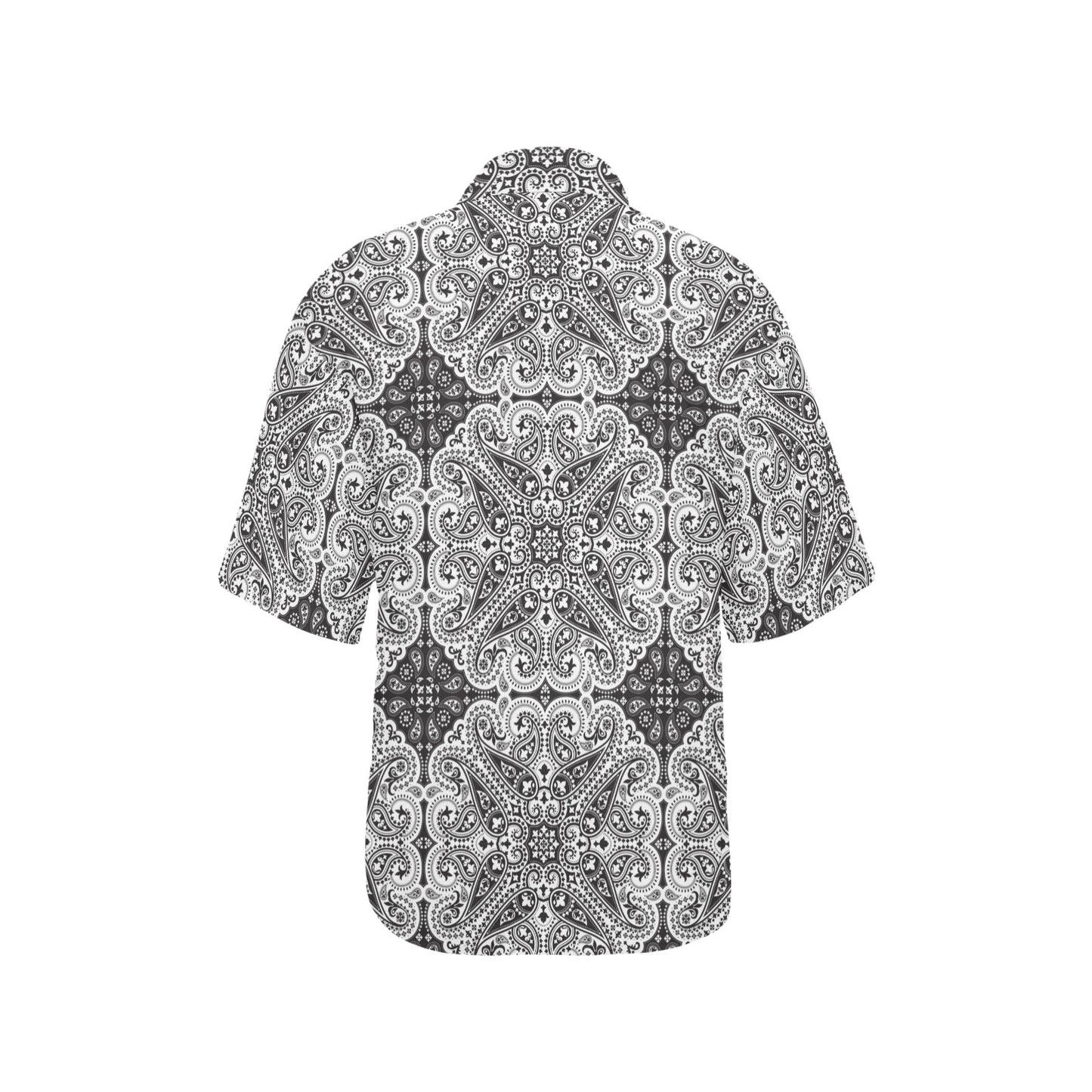 Bandana Print Design LKS309 Women's Hawaiian Shirt