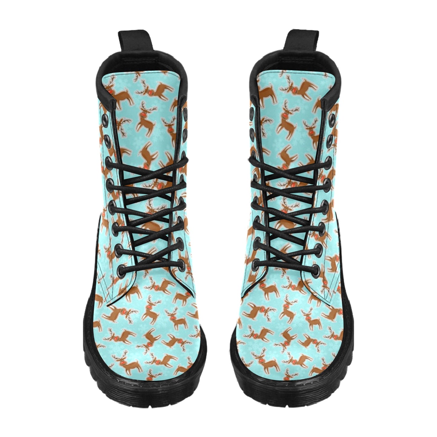 Reindeer Print Design LKS403 Women's Boots