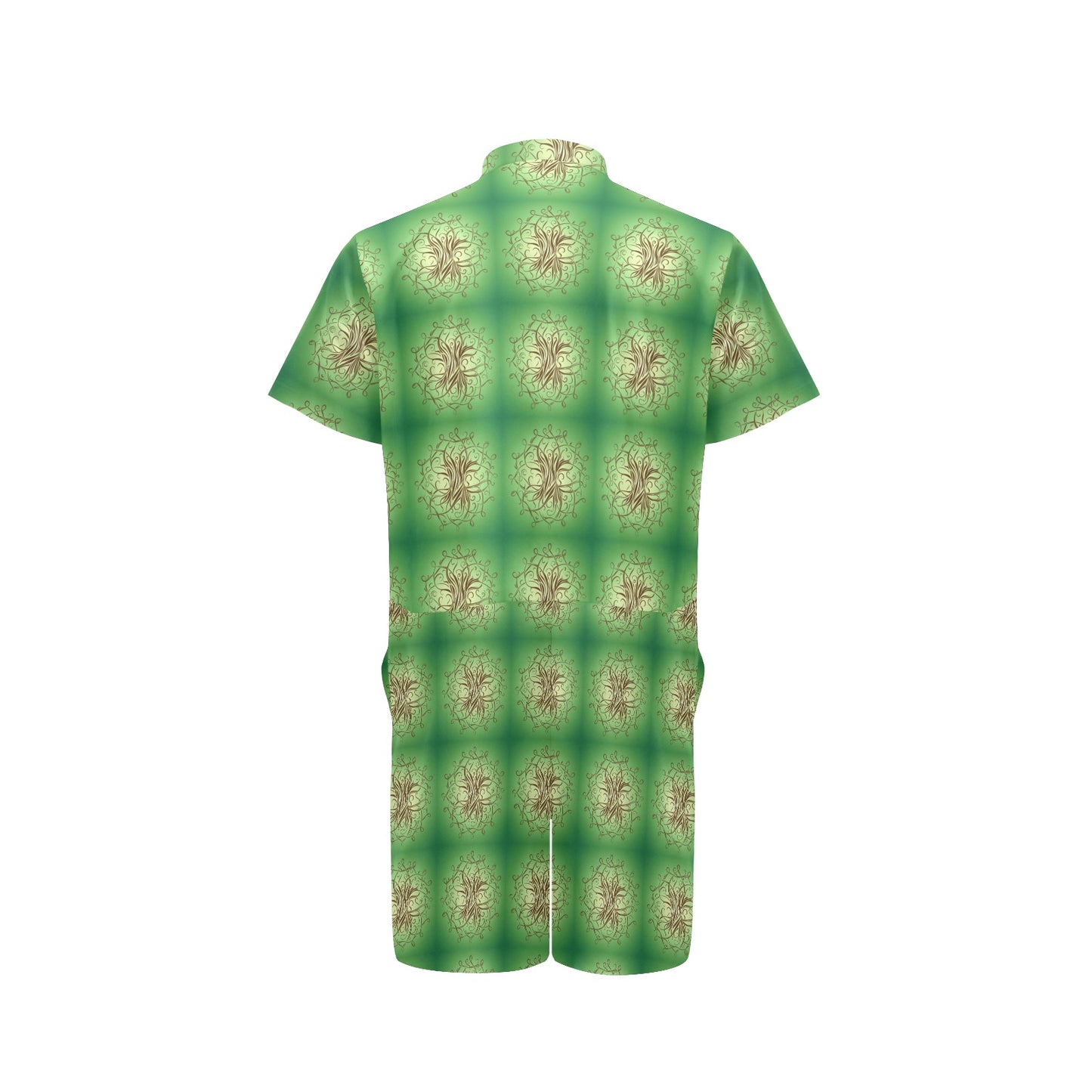 Celtic Pattern Print Design 05 Men's Romper