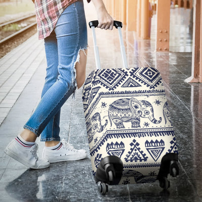 Baby Elephant Aztec Luggage Cover Protector