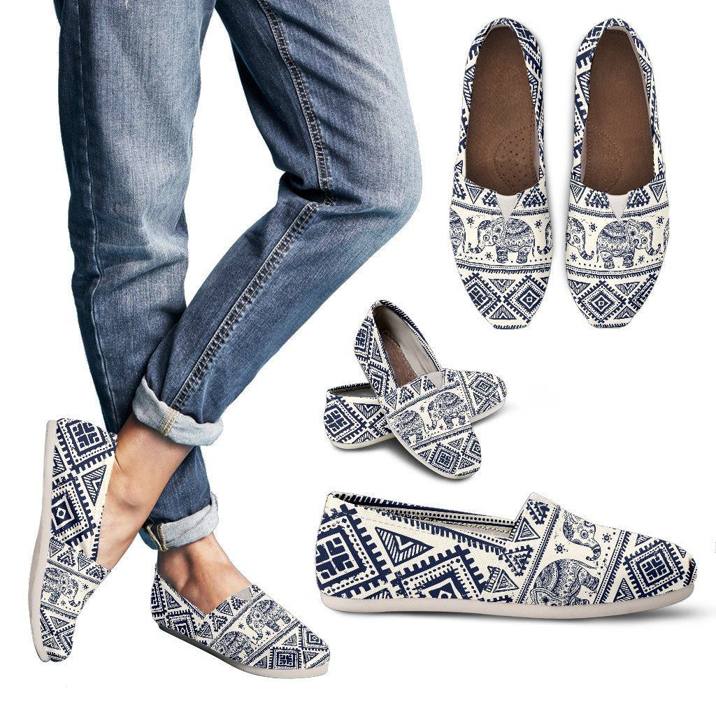 Baby Elephant Aztec Women Casual Shoes-JorJune.com