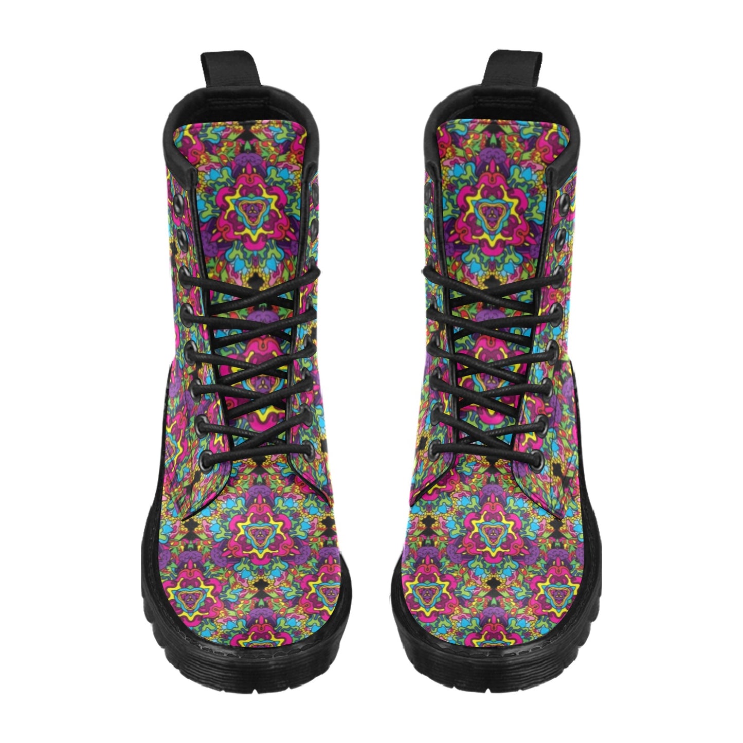 Trippy Print Design LKS303 Women's Boots