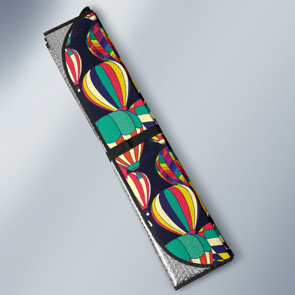 Ballon Pattern Print Design 02 Car Sun Shade-JORJUNE.COM