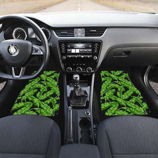 Banana Leaf Pattern Print Design BL01 Car Floor Mats-JorJune