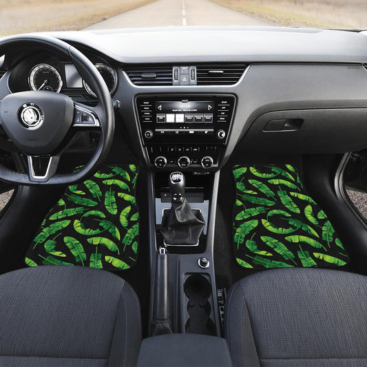 Banana Leaf Pattern Print Design BL02 Car Floor Mats-JorJune