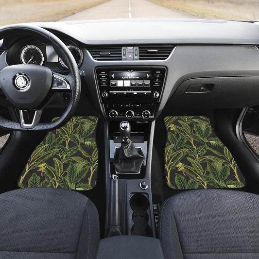 Banana Leaf Pattern Print Design BL04 Car Floor Mats-JorJune